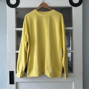 Independent Trading Co. Yellow Crewneck Sweatshirt